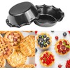 webake Individual Pie Dishes with Ruffled Edge Round Mini Tart