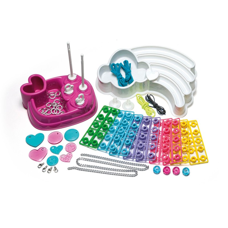 Clementoni Crazy Chic - Rainbow Bracelets, Giochi Creativi per Bambini