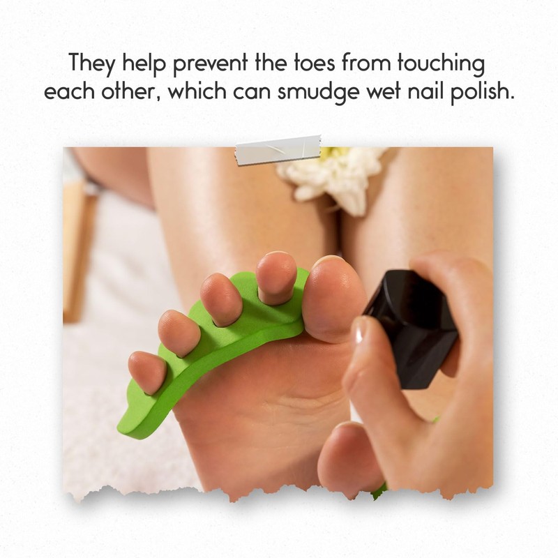 LIKO - Toe Separator 4 Slots Firm Multi Colored 100pcs