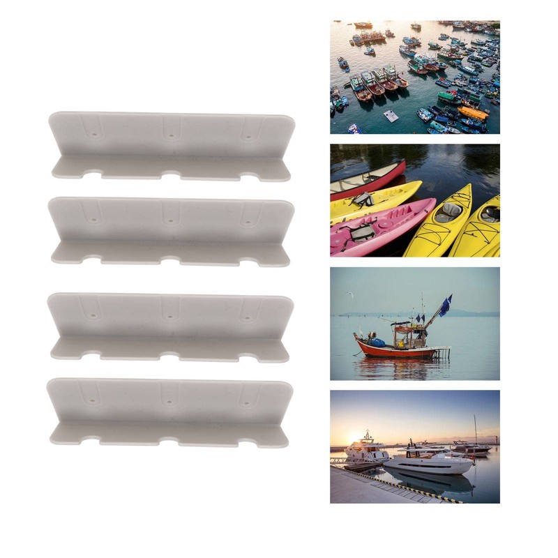 Inflatable Boat Seat Hook Clip, 4Pcs PVC Bracket for Inflatable