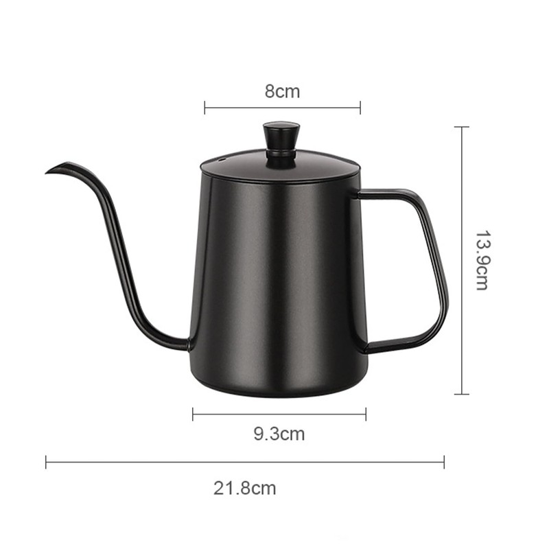 Gooseneck Pour Over Coffee Kettle 600 ML/ 20 OZ Stainless