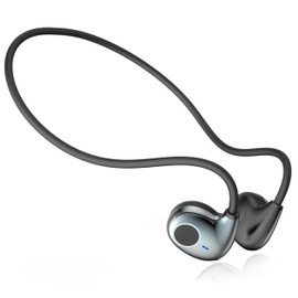 【Ultra-Lightweight 13g Open-Ear Earphones】Earaku (Earaku) Air Conduction Earphones That Do Not Block Ears Bluetooth Earphones That Allow Surrounding Sounds to Be Heard Bluetooth 5.3 AAC ENC Call Noise