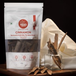 Rigel Spices | Cinnamon Sticks 3.5 oz | Pure and unadultered from the heart of kolli hills of India.