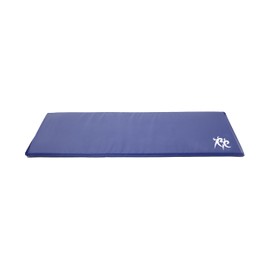 RE Exercise Mat Straight Short Type When in Use (Length 104×Width 48.8×Thickness 2.5) cm Stretch Pilates Yoga (Blue)