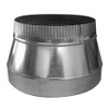 Duct Outlet 14" x 12" Duct Reducer, Single Wall Galvanized Metal Fitting HVAC