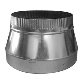 Duct Outlet 14" x 12" Duct Reducer, Single Wall Galvanized Metal Fitting HVAC