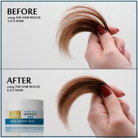 Alvanso Hair Rescue Mask - Deep Repair and Hydration for Severely Damaged Hair, Strengthens, Restores Shine, Smooths, and Softens - 250ml