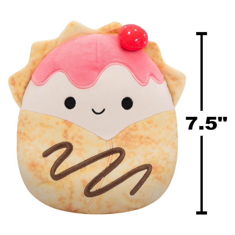 Squishmallows Original 7.5 Inch - Gasten the Strawberry Crepe