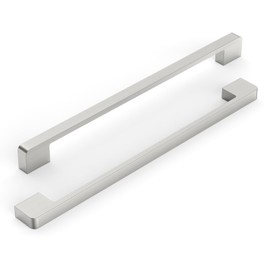 KNOKLOCK 10 Pack 12.6 Inch(320mm) Kitchen Cabinet Handles Brushed Satin Nickel Cabinet Pulls Kitchen Cabinet Hardware Drawer Pulls for Cupboard Wardrobe