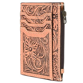 American Darling Card Holder Hand Tooled Genuine Leather | Business Credit