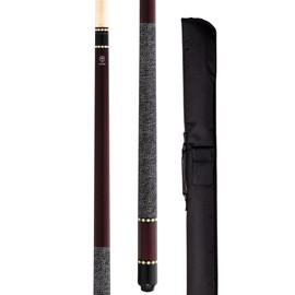 McDermott Lucky L10 Pool Billiard Cue with 1x1 Soft Case (18, Ounces)