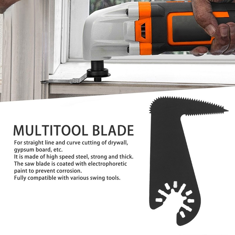 10Pcs Oscillating Saw Blade Sickle Shape High Speed Steel Multitool