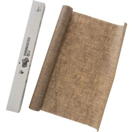 beegut Linen Beeswax Cloths Roll 100 x 35 cm, Sustainable & Reusable Cling Film to Cut Yourself, Organic Beeswax