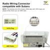 Radio Wiring Harness with Antenna Adapter Compatible with Subaru 1995-2009,