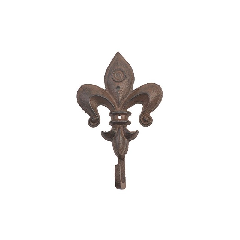 Cast Iron Fleur De Lis Hook