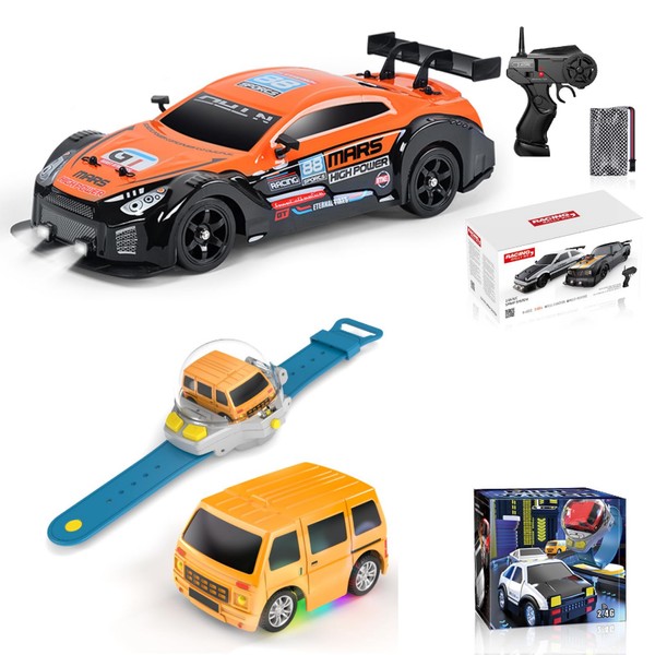 YUZ RC Drift Car 1/16 Scale 4WD 18KM/H High Speed+Mini