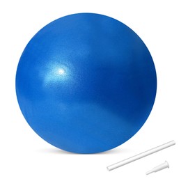 TRIXES Blue Pilates Ball Exercise Exercise Ball Made of PVC Foam Yoga Workout Gym Exercise - One Size