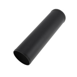 HEROFFIX 3" OD Straight 6064 Aluminum Alloy Tube Intercooler Pipe Surface Blasting Air Intake Connection Hose W/Double Bead Roll 11.8" Length Black