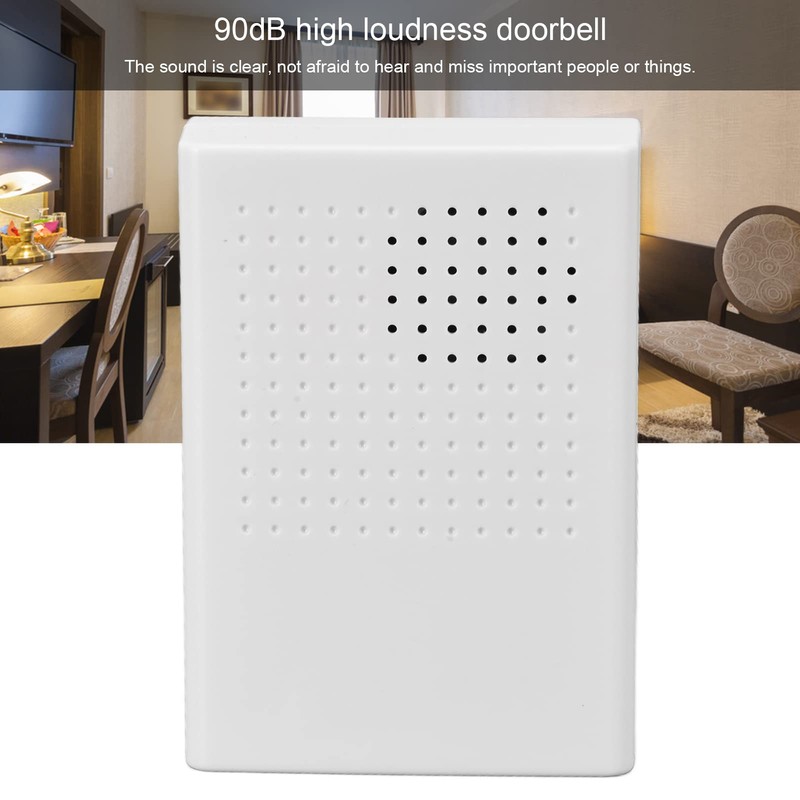Wired Electronic Bell, 12V Dingdong Ringtone 90dB Wired Electronic Doorbell