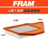 FRAM Extra Guard CA11050 Replacement Engine Air Filter for Select