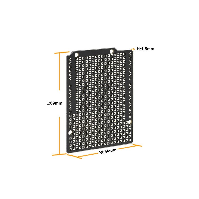 KEYESTUDIO 10個 プロトタイプ プリント 回路基板 ブレイクアウトPCBボード シールド スターターキット for Arduino