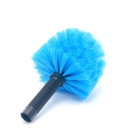 EVERSPROUT Twist-On Cobweb Duster | Hand Packaged to Protect Bristles | Indoor & Outdoor Brush Attachment | Fits Standard Acme Threaded Poles | Brush Head with Handle, No Pole (Medium-Stiff Bristles)