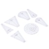 Quilting Rulers Shaped Patch Work Template Tool Ruler DIY Transparent