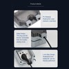 Outdoor Power Outlet, 110V 15A Double Outlet Plug IP66 Outdoor