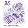 Four Candies Purple Stationery Set Gel Ink Pens, Correction Tape,
