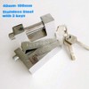 Heavy Duty Padlock Lock, 1pc Heavy Duty Padlock Stainless Anti-Theft