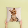 The Beach Stop Decorative Yorkshire Terrier Dog Scatter Cushion Cover