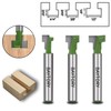 BAYTORY 3Pcs Keyhole Router Bits Set, 1/4" Shank Router Keyhole