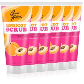 Queen Helene Facial Scrub, Apricot, 6 Ounce (Pack of 6) [Packaging May Vary]                                                                          