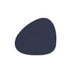 Lind DNA Curve 981260 Glass Coaster Recycled Leather Hippo Navy