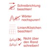 TimeTEX Screen Printing Stamp "Perpetuum", 4 in 1, "Note Writing