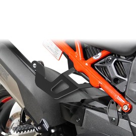 Xitomer Exhaust Hanger Brackets Compatible with Multistrada V4 V4S 2021-2024 Motorcycle Exhaust Hanger Fit for 2024 Multistrada V4 Aluminum Exhaust Pipe Muffler Pipe Support Guard Holder