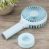 Mini USB Rechargeable Handhold Portable Desktop Cooling Fan (Blue)