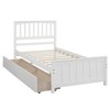 Twin Bed Frame with Drawers, Kids Platform Twin Bed with