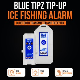 Deep Freeze BlueTipz Tip-Up Ice Fishing Alarm - Bluetooth Reciever - Bite Alarm - Ice Fishing Tip-Up Light - Ice Fishing Gear & Accessories - Free Bluetooth iOS & Android Application