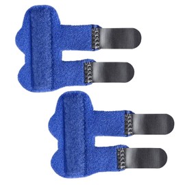 wilcractk Fingerschiene für Handgelenk, Fingerhutschutz für Fingerverletzungen, Splint für Fraktur und Verstauchung, Blau, 2 Stück, Ideal zur Verletzungsprävention beim Sport