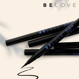 (1+1) Be Love My Line Pen Eyeliner Black / Easy Drawing, Vivid Color Brush Pen Type that Doesn't Smudge / (1+1)비러브 마이라인 펜 아이라이너 블랙 안번지는 이지드로잉 선명발색 붓펜타입