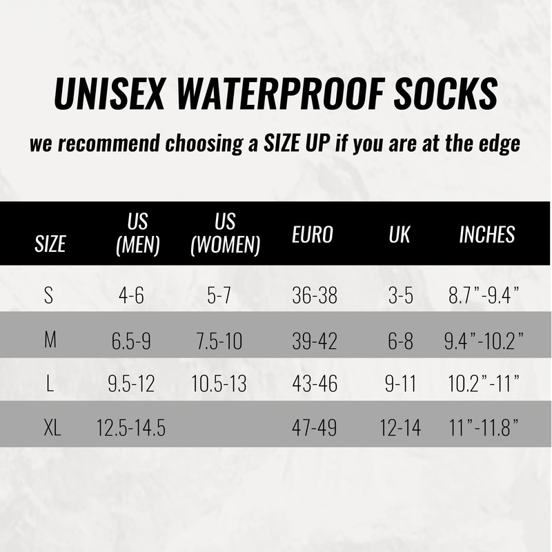 LEAKDRY Waterproof Socks Knee High Long Socks,Thermal Ligthweight Breathable,Hiking,Cycling,Running,Skiing, Blue,