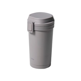 CB JAPAN Water Bottle Tumbler 400ml Dark Gray [Dishwasher Safe] One-Touch Opening Vacuum Insulated Double Layer One-Touch Tumbler 400 holms
