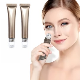 nalaina Roll On Bottle Cosmetics Blackout Jar Divider Containers (2 Pcs 20ml) Portable Divider with Massage Ball Soft Refill Bottle Travel Supplies Container DIY Portable Travel Cosmetic Cream Lotion