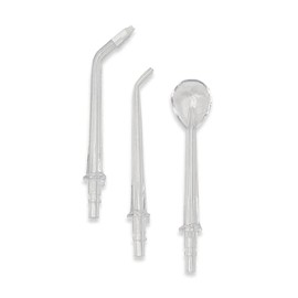CorpCare MiracleSmile Special Mouth Cleaning Set 3-Piece - Accessories for CorpCare MircacleSmile Oral Irrigator - Tongue Scraper, Cleaning Brush & Jet Nozzle Attachment