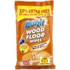 DUZZIT WOOD FLOOR WIPES EXTRA LARGE WIPES PACK OF 4