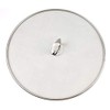 Stainless Steel Splatter Screen Mesh Pan Pot Lid Cover Oil Resist Splash Guard Frying Cooking Tools Practical Kitchen Accessories (25cm)