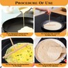 Set of 3 Crepes Distributors Made of Beech Wood, T-Shape