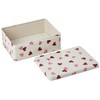 Bridgewater Emma Hearts Deep Rectangular Tin 195 x 154 x