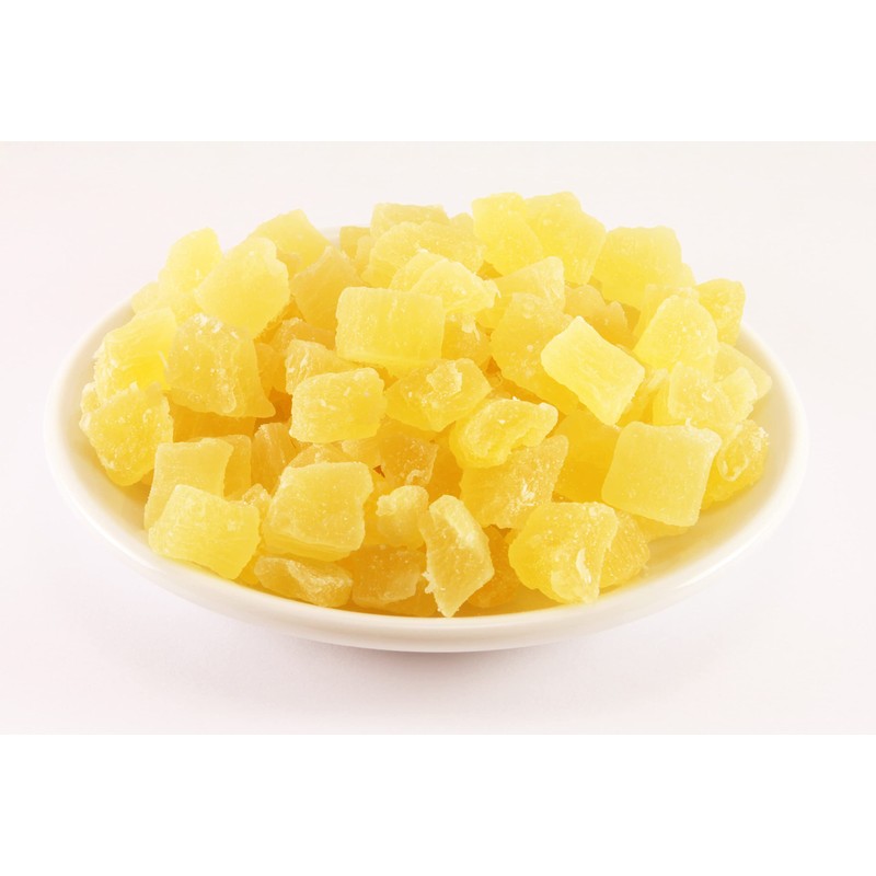 Food to Live Dried Diced Pineapple, 10 Pounds Raw, Vegan,